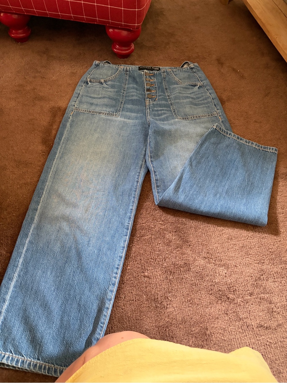 Veronica Beard Wide Crop Jeans